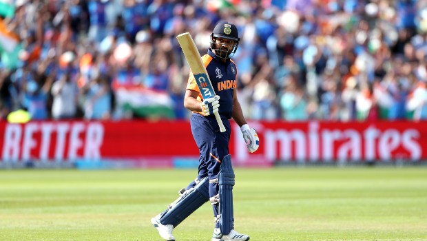 Rohit Sharma in the field