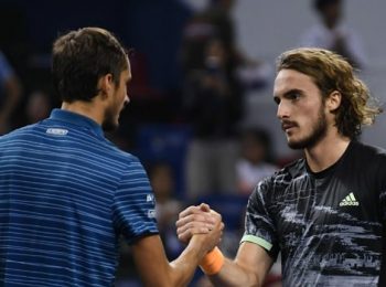Daniil Medvedev and Stefanos Tsitsipas