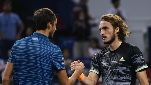Daniil Medvedev and Stefanos Tsitsipas