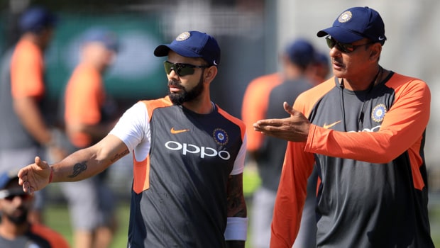 Ravi Shastri and Virat Kohli