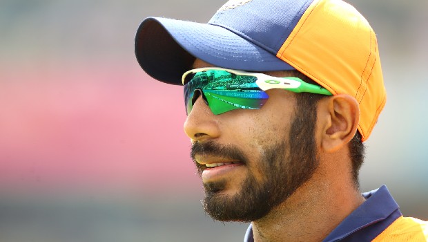 Jasprit Bumrah wearing glasses