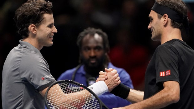 Dominic Thiem Roger Federer