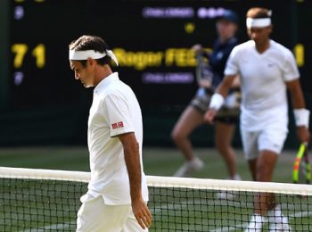 Rafael Nadal and Roger Federer