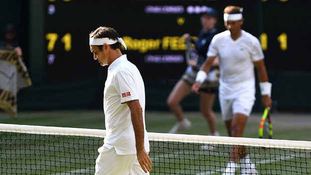 Rafael Nadal and Roger Federer